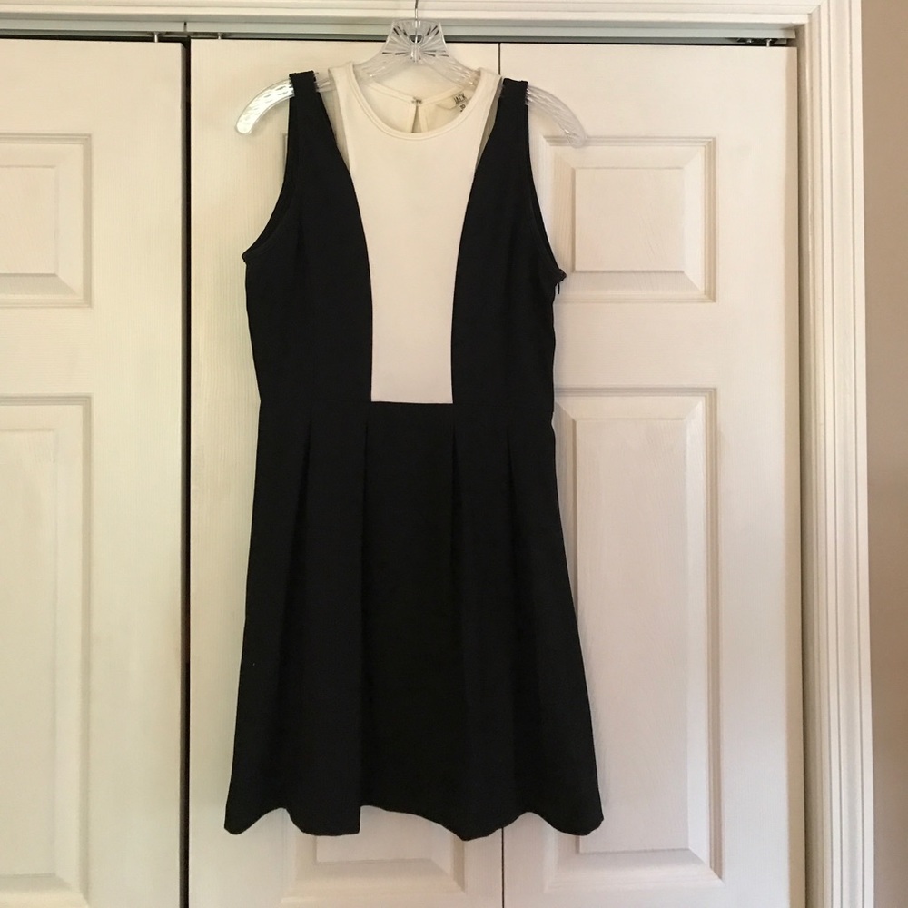 Black and white dress