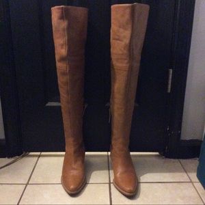 LIKE NEW OVER THE KNEE COWGIRL BOOTS SZ 8