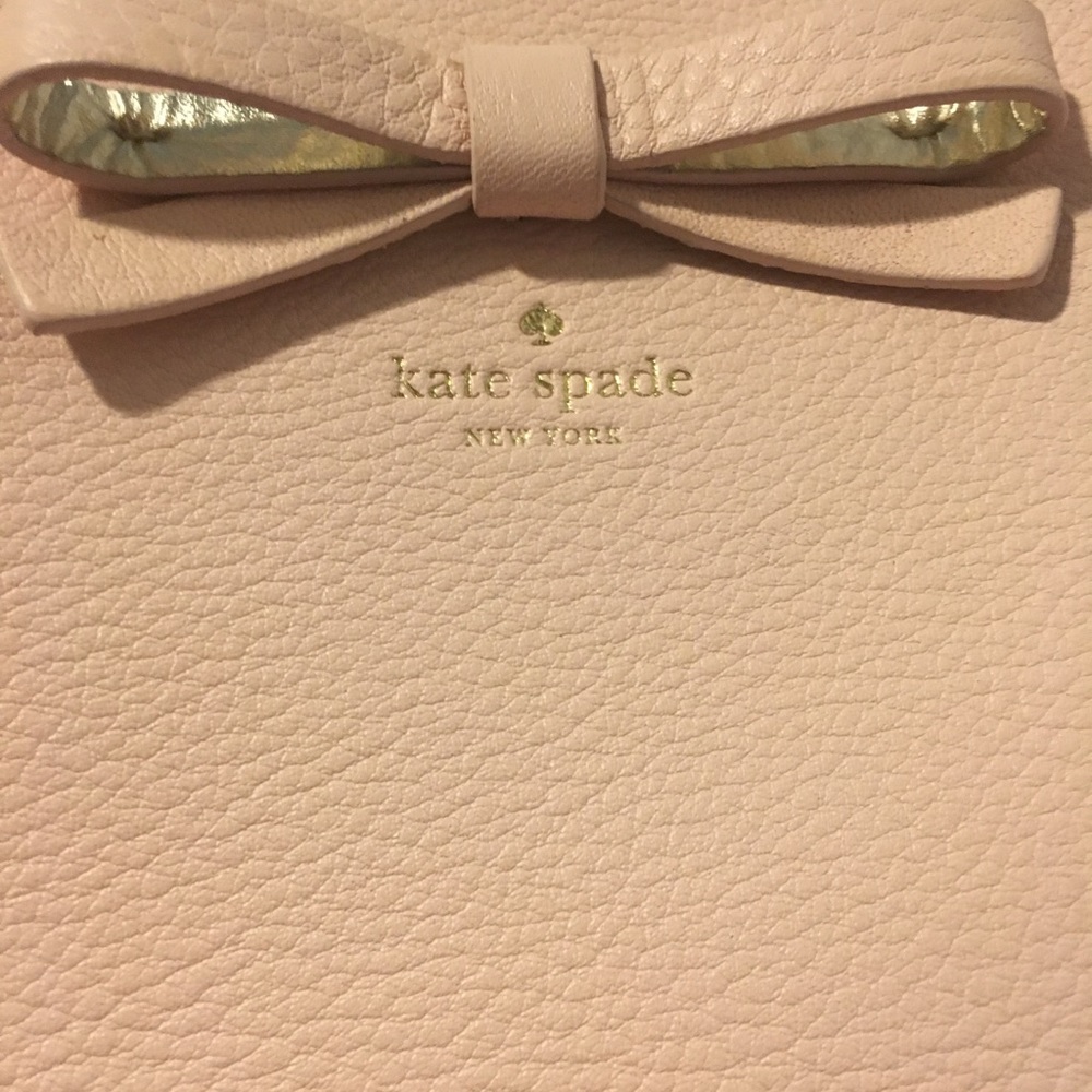 Kate Spade NWT blush pink soft leather tote