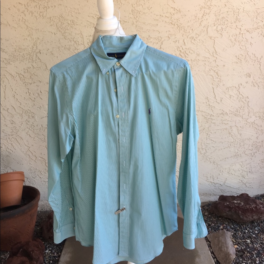 Ralph Lauren Mens Long Sleeve Shirt. Size Medium