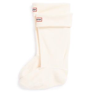 HUNTER: Cream Tall Boot Socks