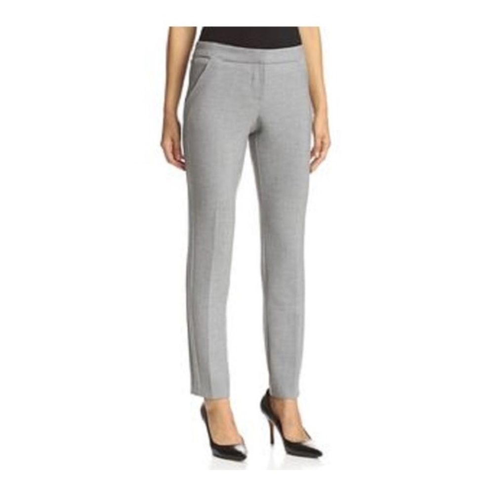 NWT TRINA TURK Mineral Gray Hunter Pant Trouser 8