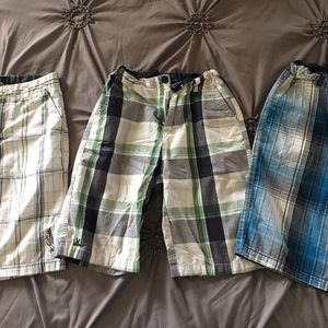 Lots 3 pairs boys shorts sz 12