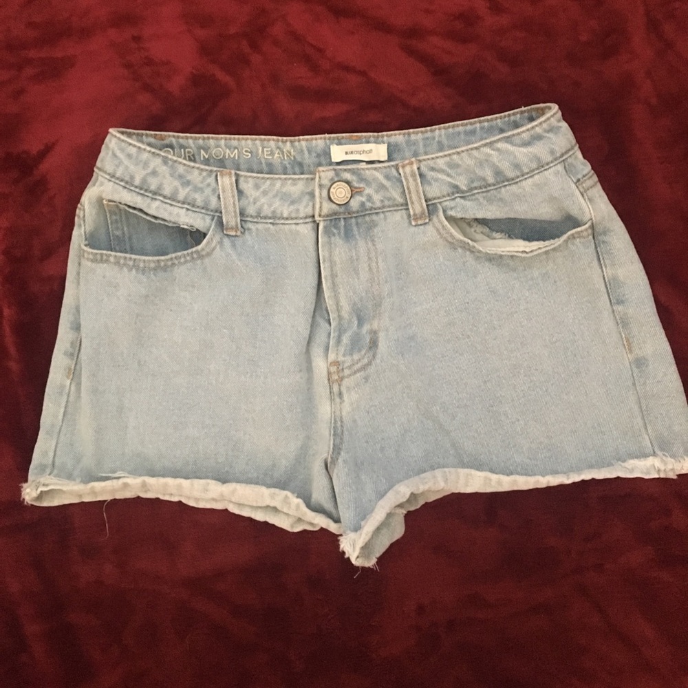Light Wash Denim Shorts