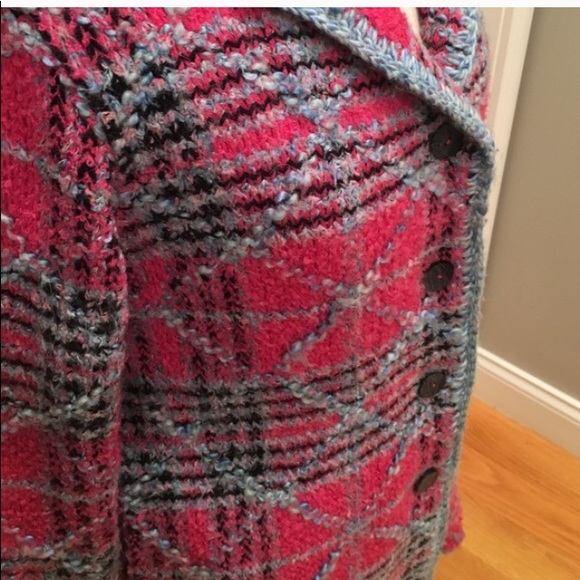 **Plaid boucle' jacket - Picture 2 of 4