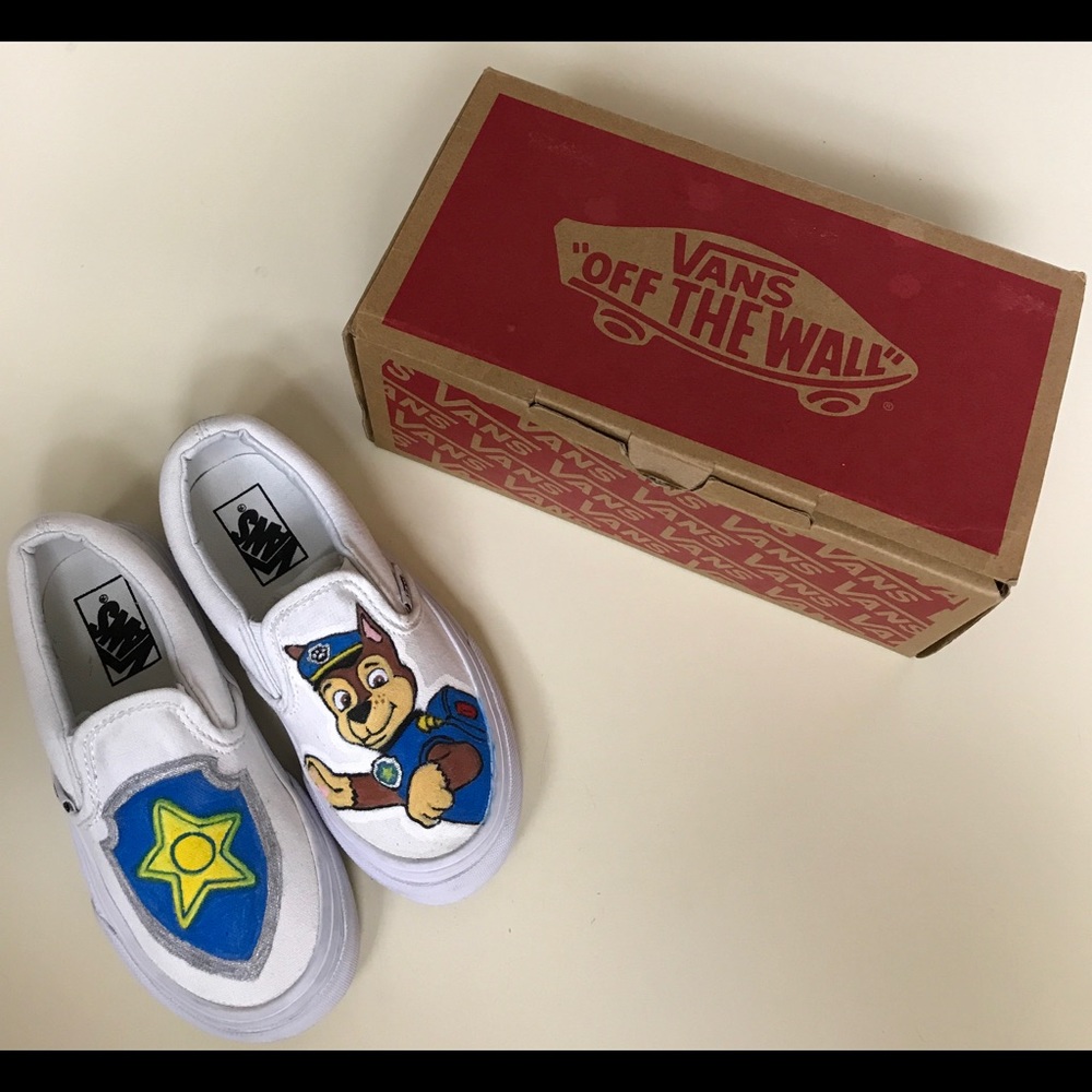 Custom Vans (THESE ARE WORN TWICE) - Picture 2 of 4