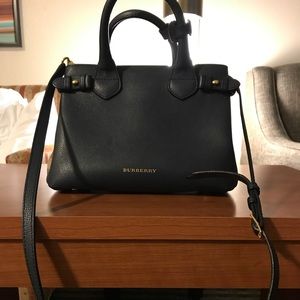 Small Banner in Leather and House Check