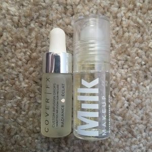 MILK makeup Sunshine Oil + Cover FX Custom Drops