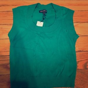 Express crop sweater vest