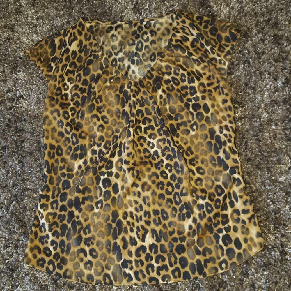 Express Silky Leopard Top
