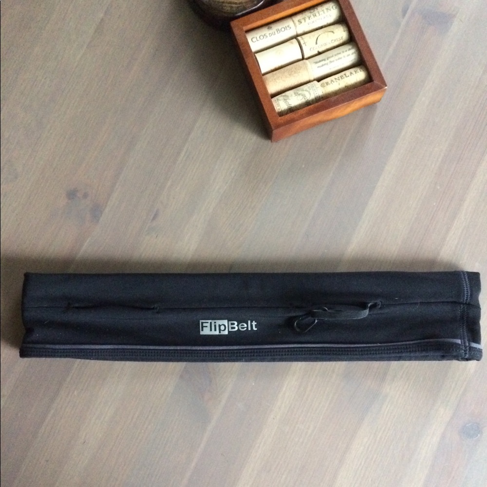 Large Black Flipbelt Classic Running Belt