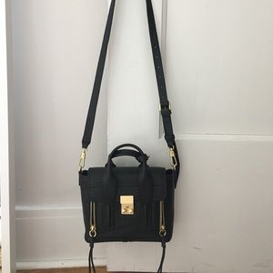 3.1 Philip Lim Mini Pashli in Black Leather