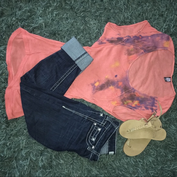 Free People Tie-Dye shirt - Picture 1 of 4