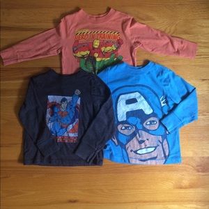2T boys super hero shirts