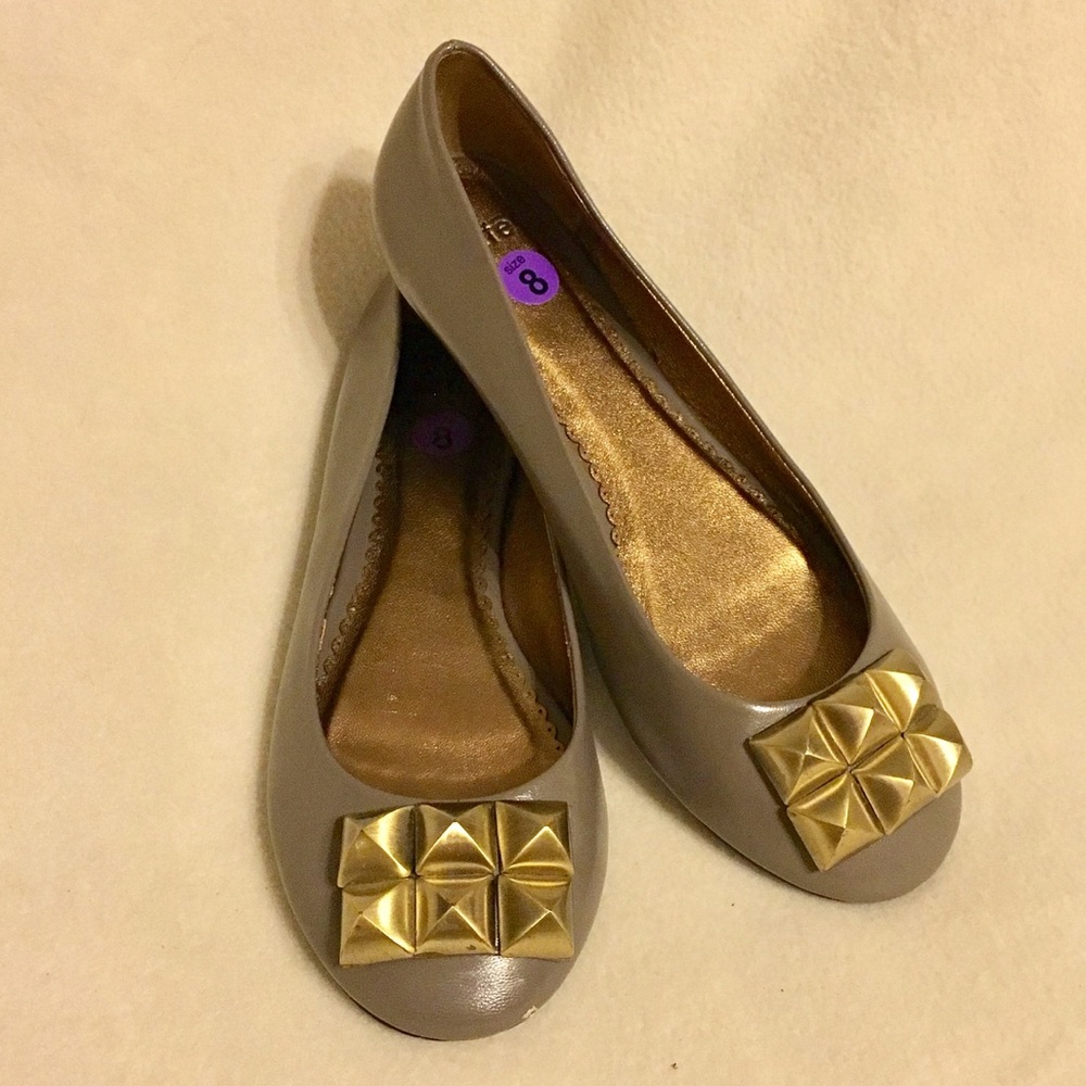 RAFE Flats Shoes Taupe Sz 8