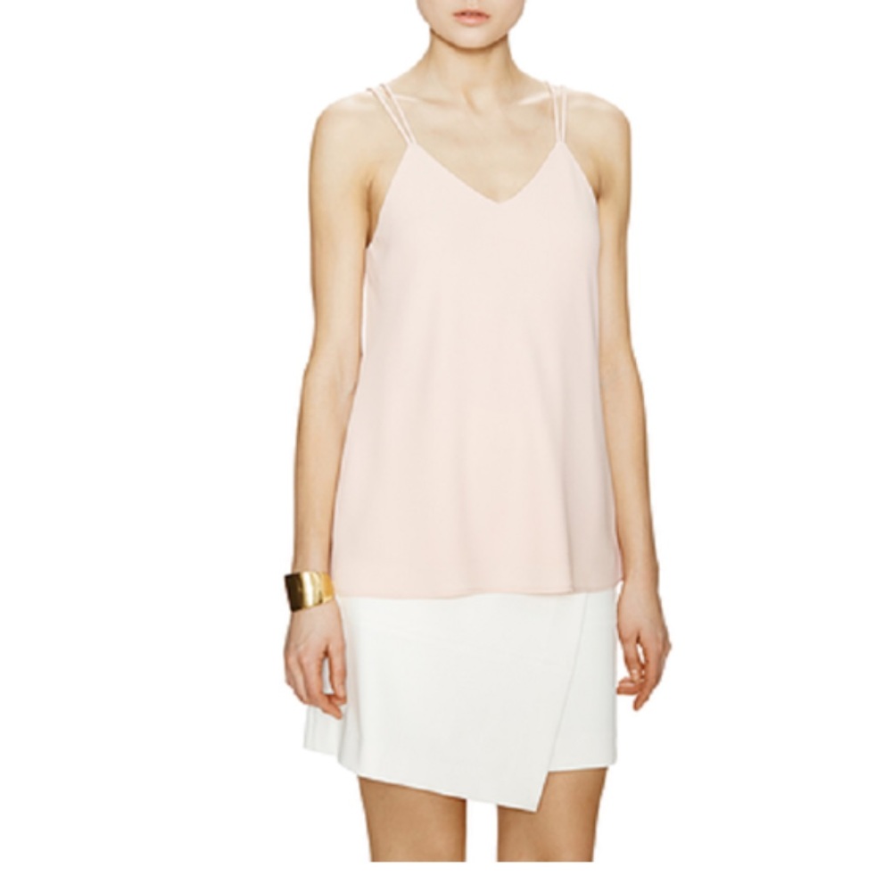 NWT Shoshanna Mila Tank Blush Pink 12