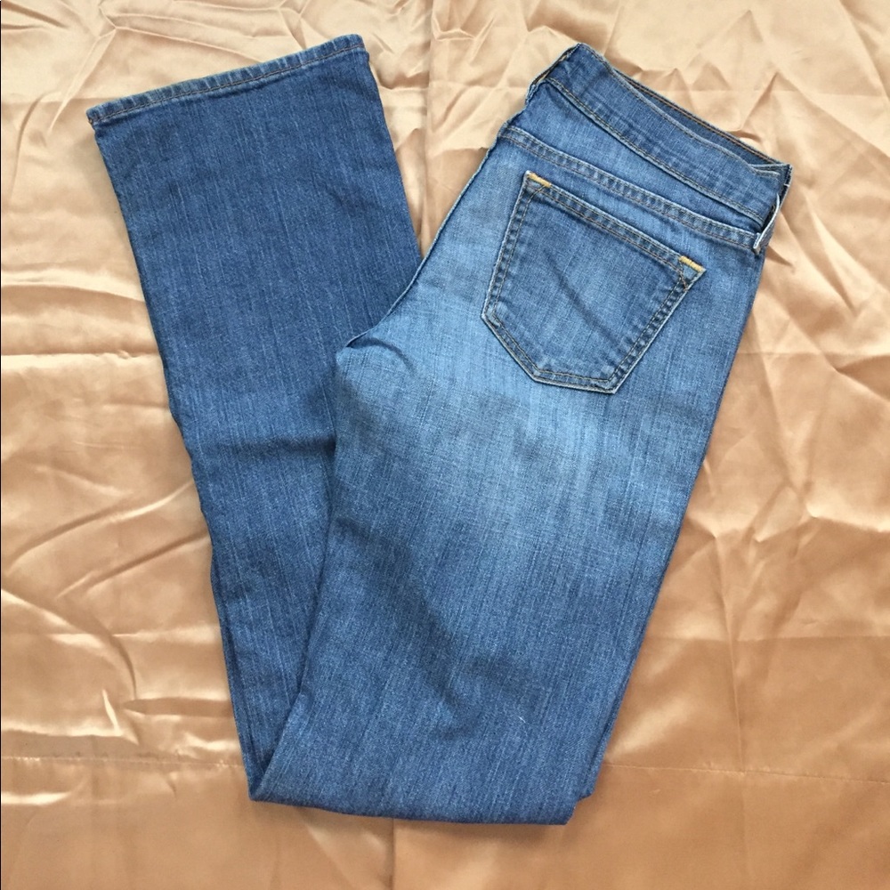 Old navy diva straight jeans, 4 long