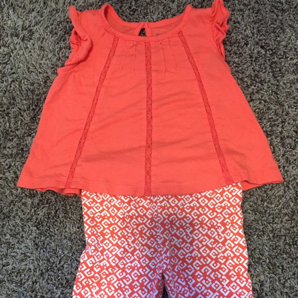 12-18 mo baby girl outfit coral