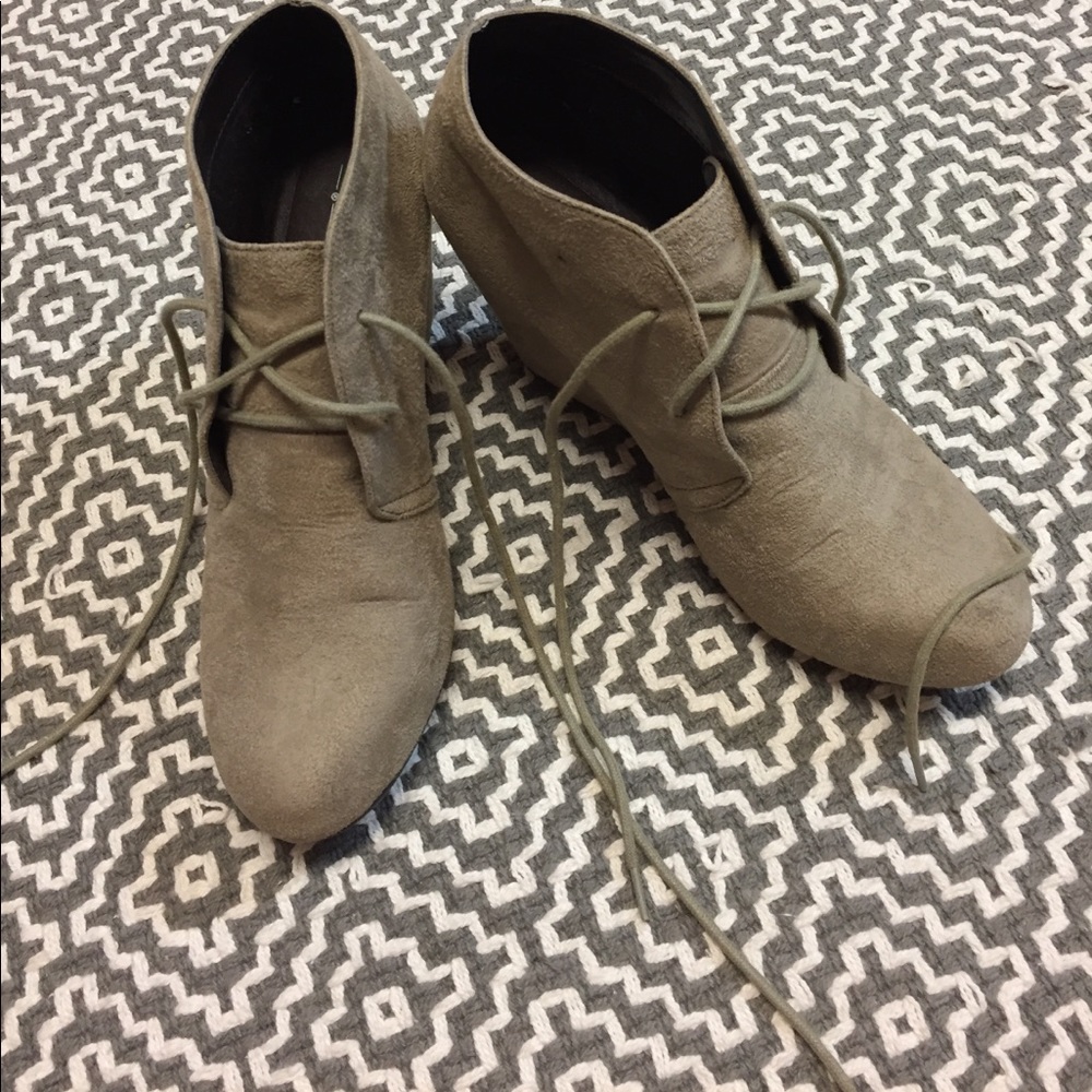 Mossimo wedge booties