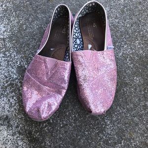Pink Toms size 9 $13