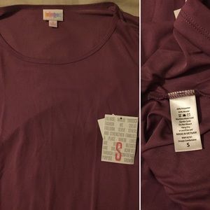 Lularoe Irma size Small, Silky Purple