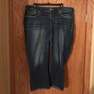 Silver suki mid capris