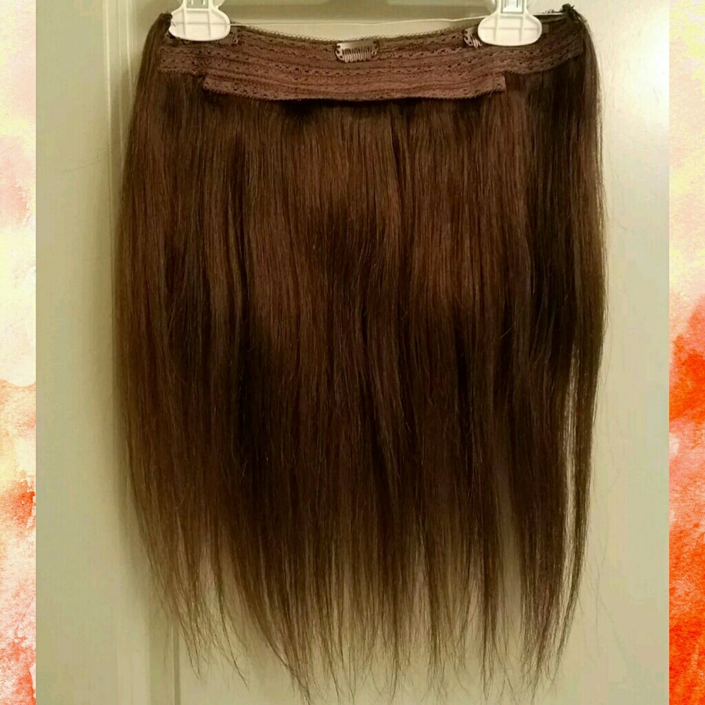 Human Hair Clip Extensions 16"