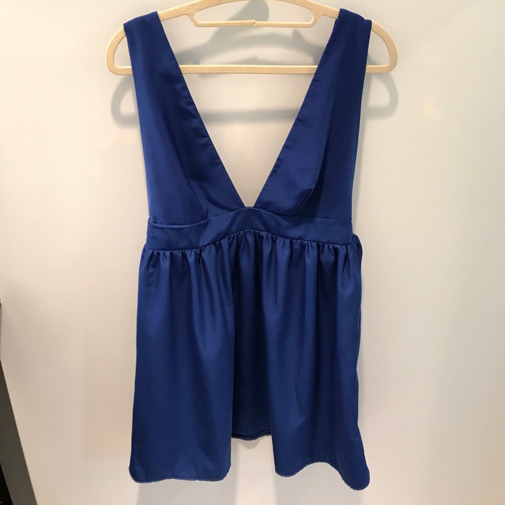 Topshop Deep V Dress