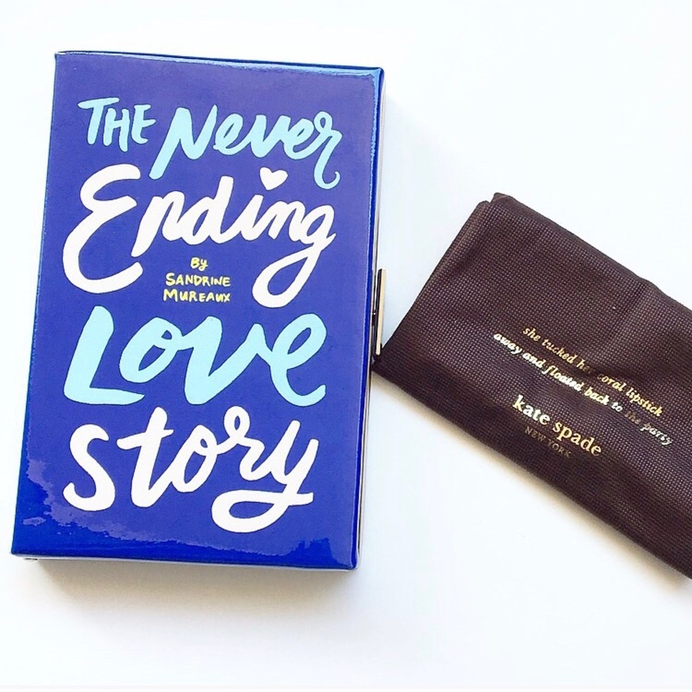 Kate Spade Book Clutch:The Never Ending Love Story