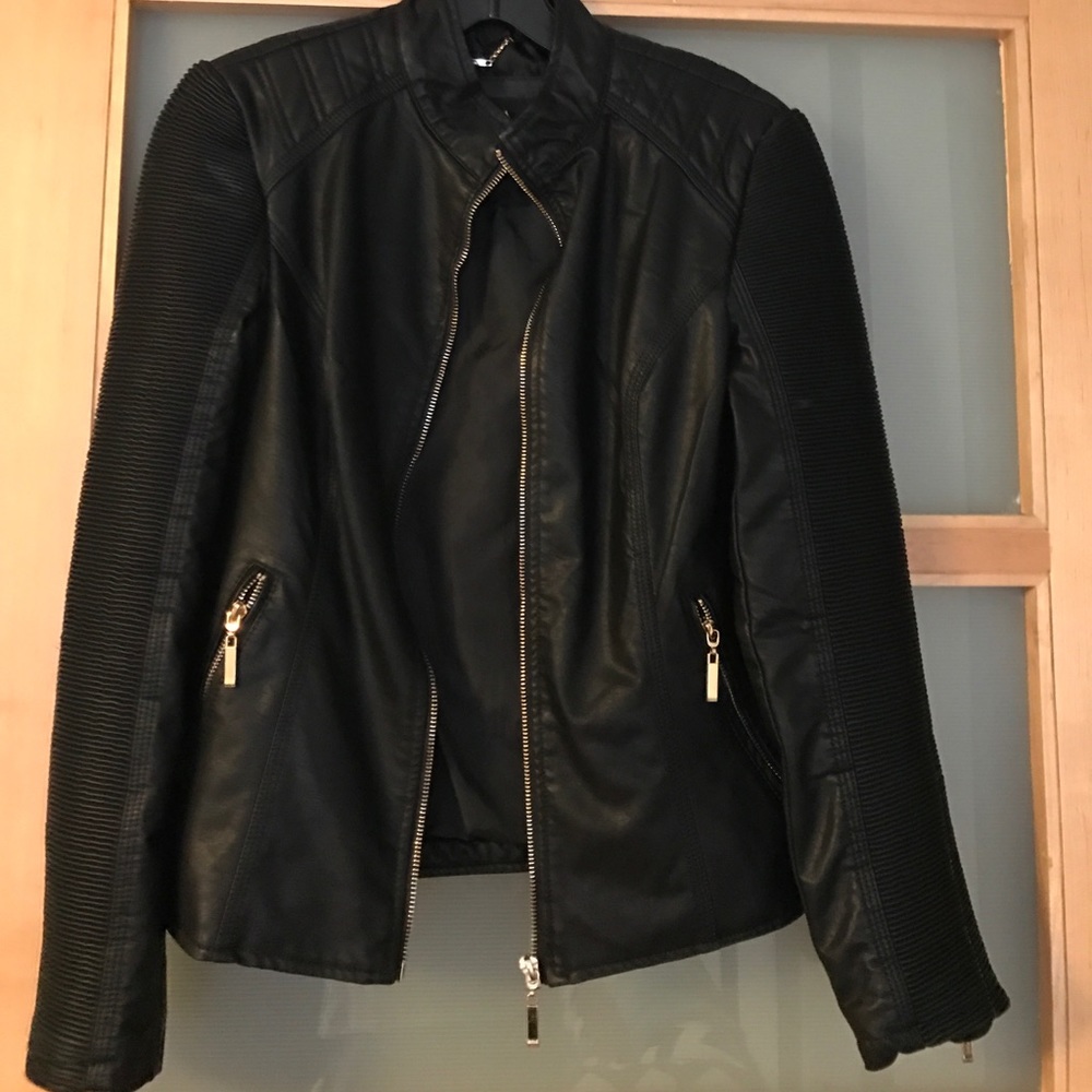 Black Pleather Jacket - image 1