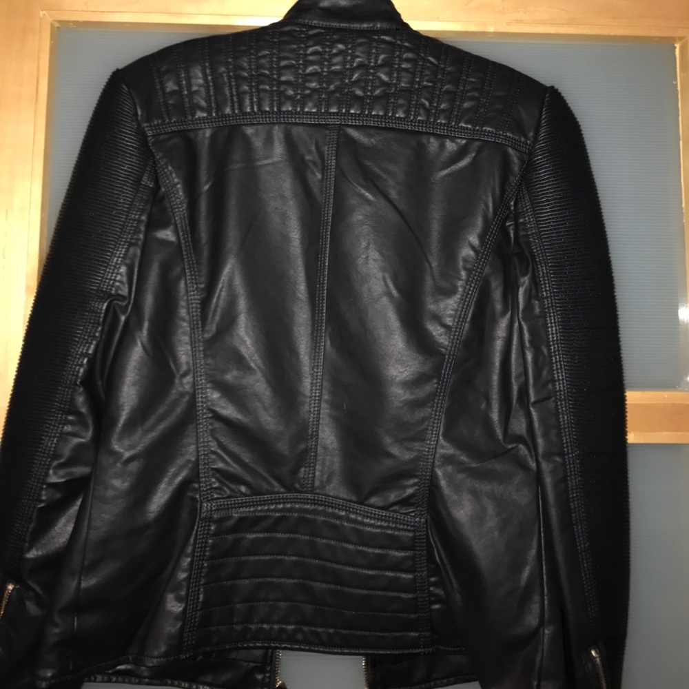 Black Pleather Jacket - image 2