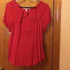 Red Forever 21 blouse
