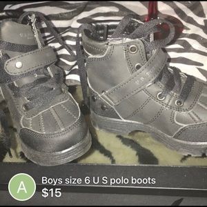 Boys polo boots