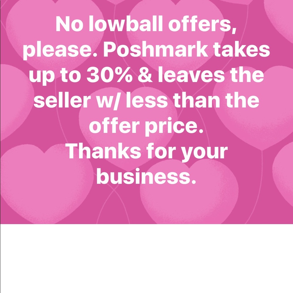 Please be kind. Sellers need love too!