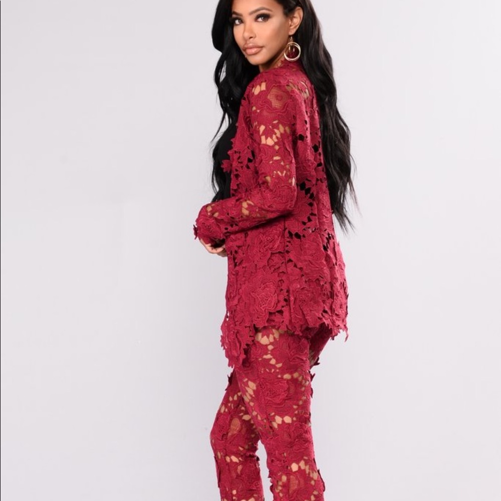 Antique White lace floral jumper