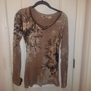 Miss me long sleeve top. Size Small