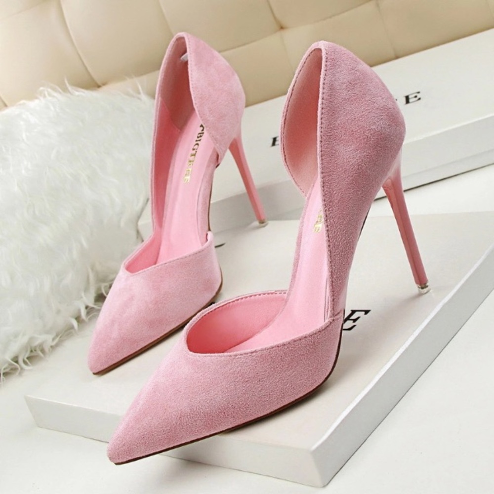 Light Pink Pumps Heels