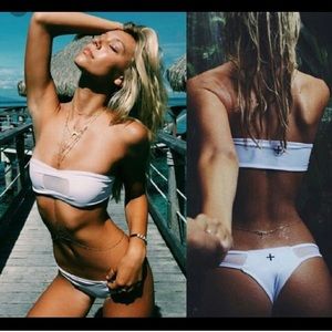 White Coulborne Brooklyn Bottoms