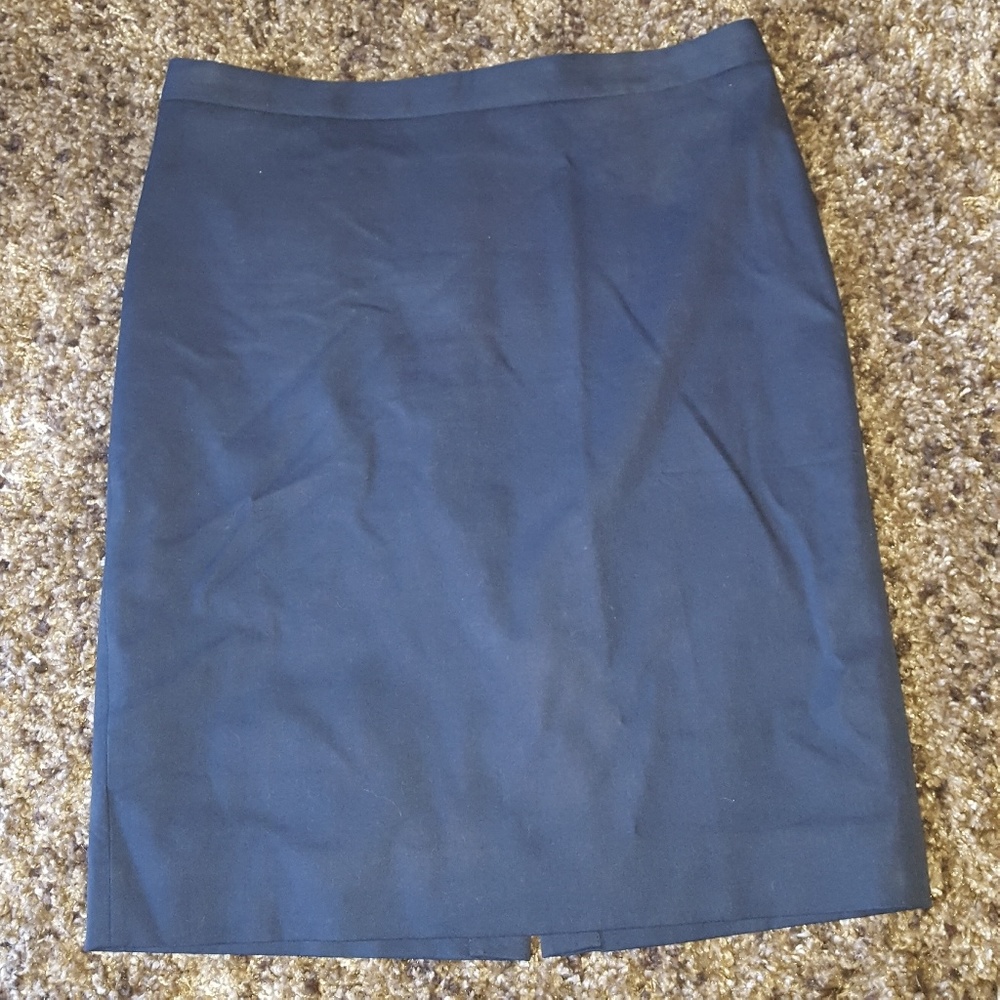 Navy J Crew No 2 Pencil Skirt