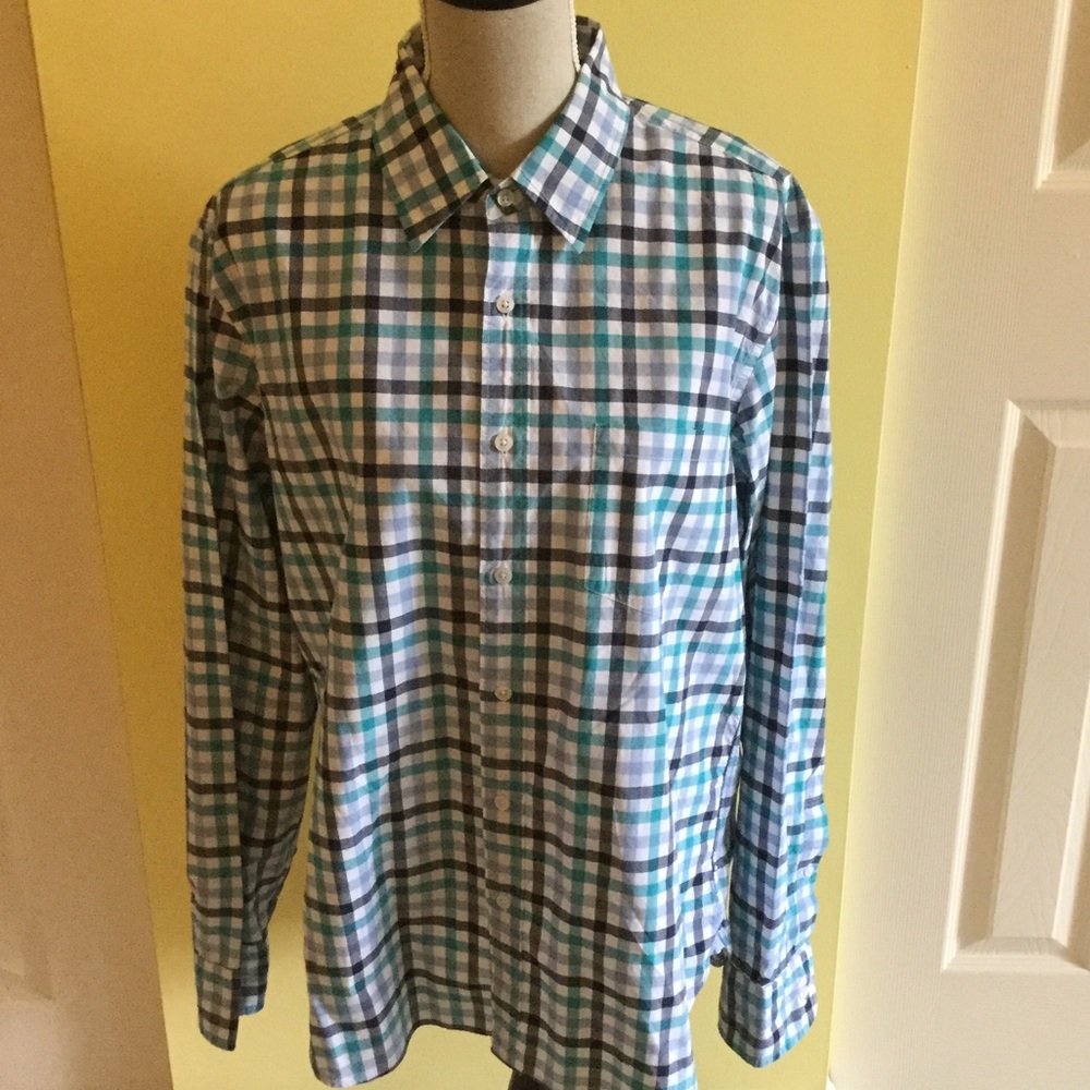 J.Crew plaid Slim Shirt Men’s SZ L