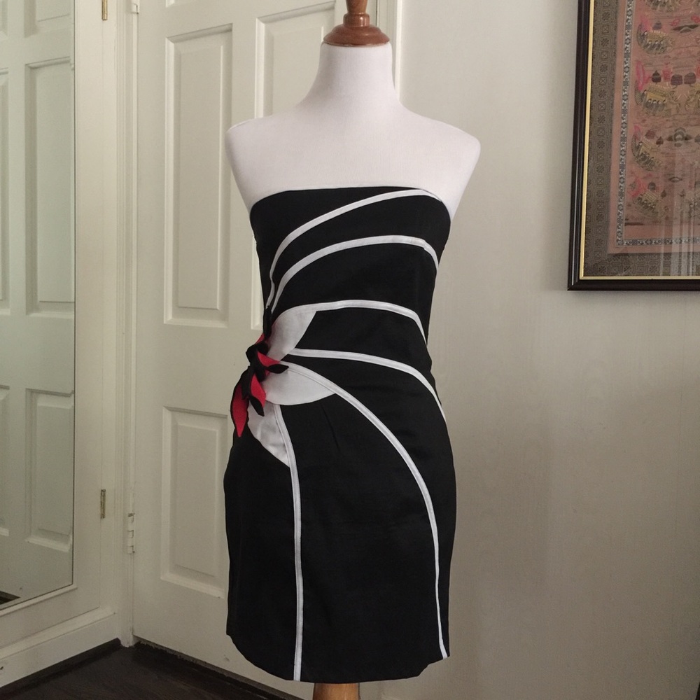 Jessica McClintock strapless party dress