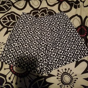 High waisted printed shorts