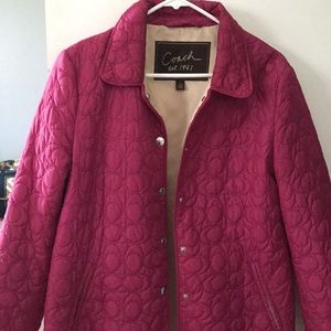 Coach coat Size medium