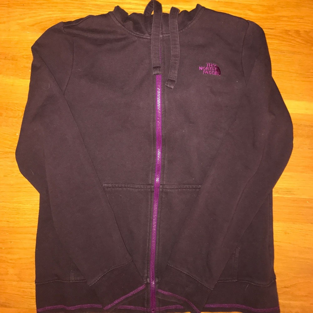 Purple North Face jacket