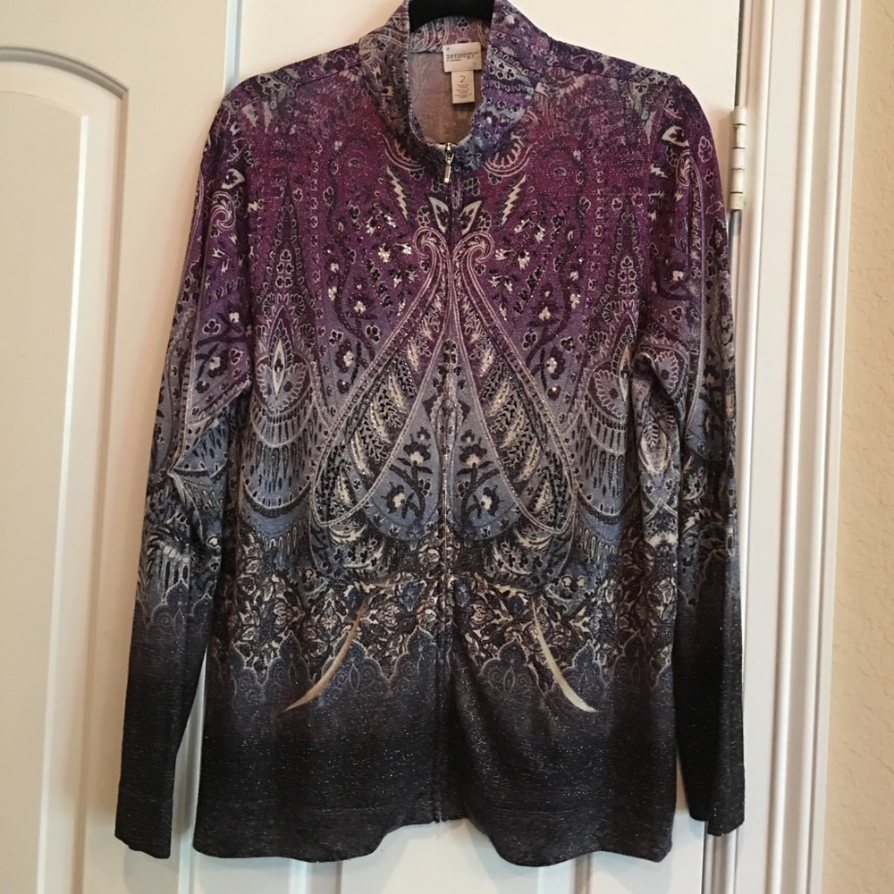 Chico's zenergy jacket size 2