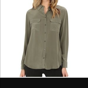 Equipment Slim Signature Button Down Blouse