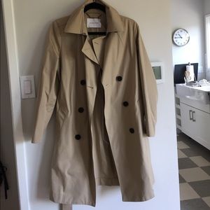 Everlane Trench Coat - XS - Khaki