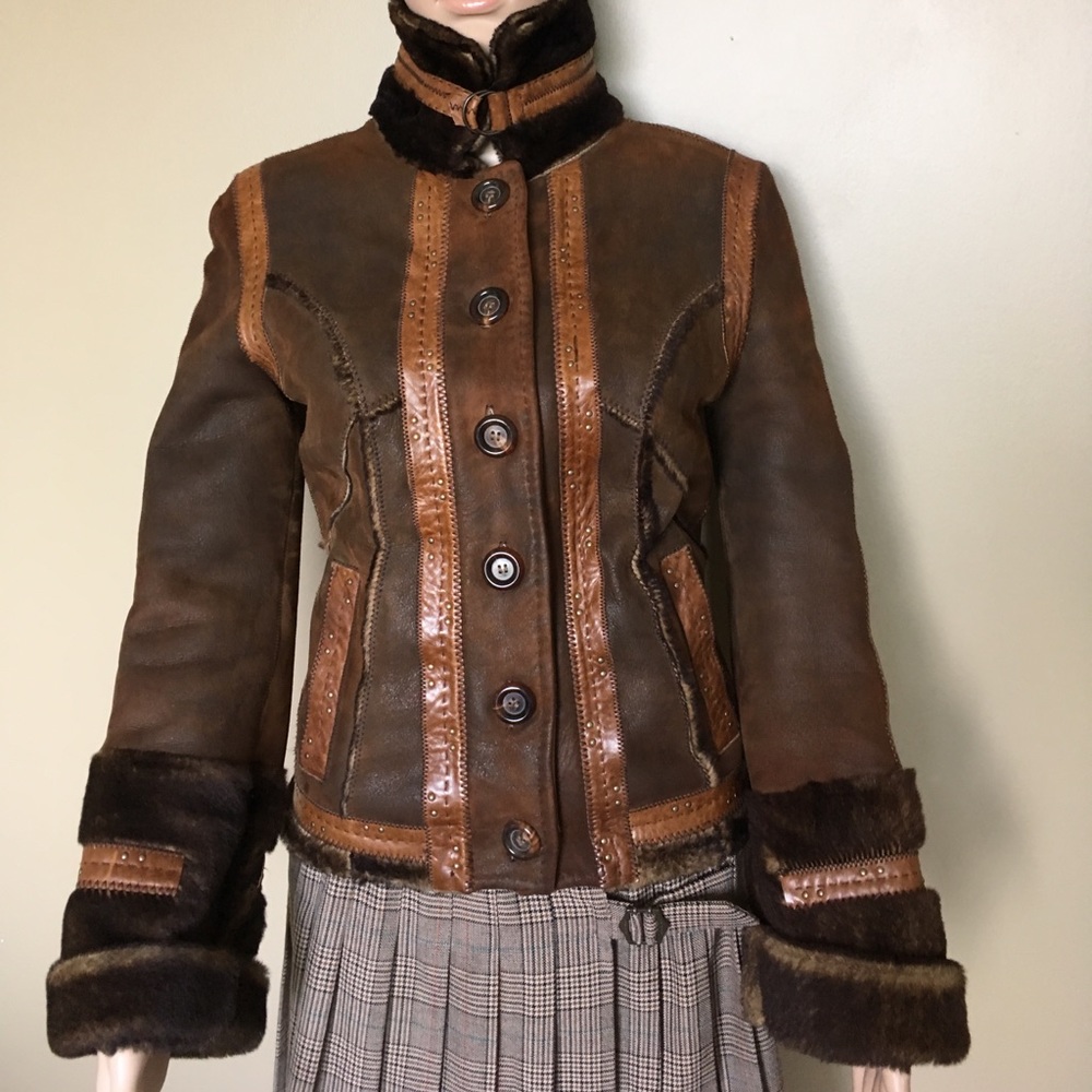 STEFANELLI couture leather jacket. Made in Italy.