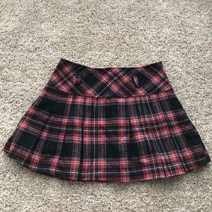 Forever 21 wool plaid miniskirt