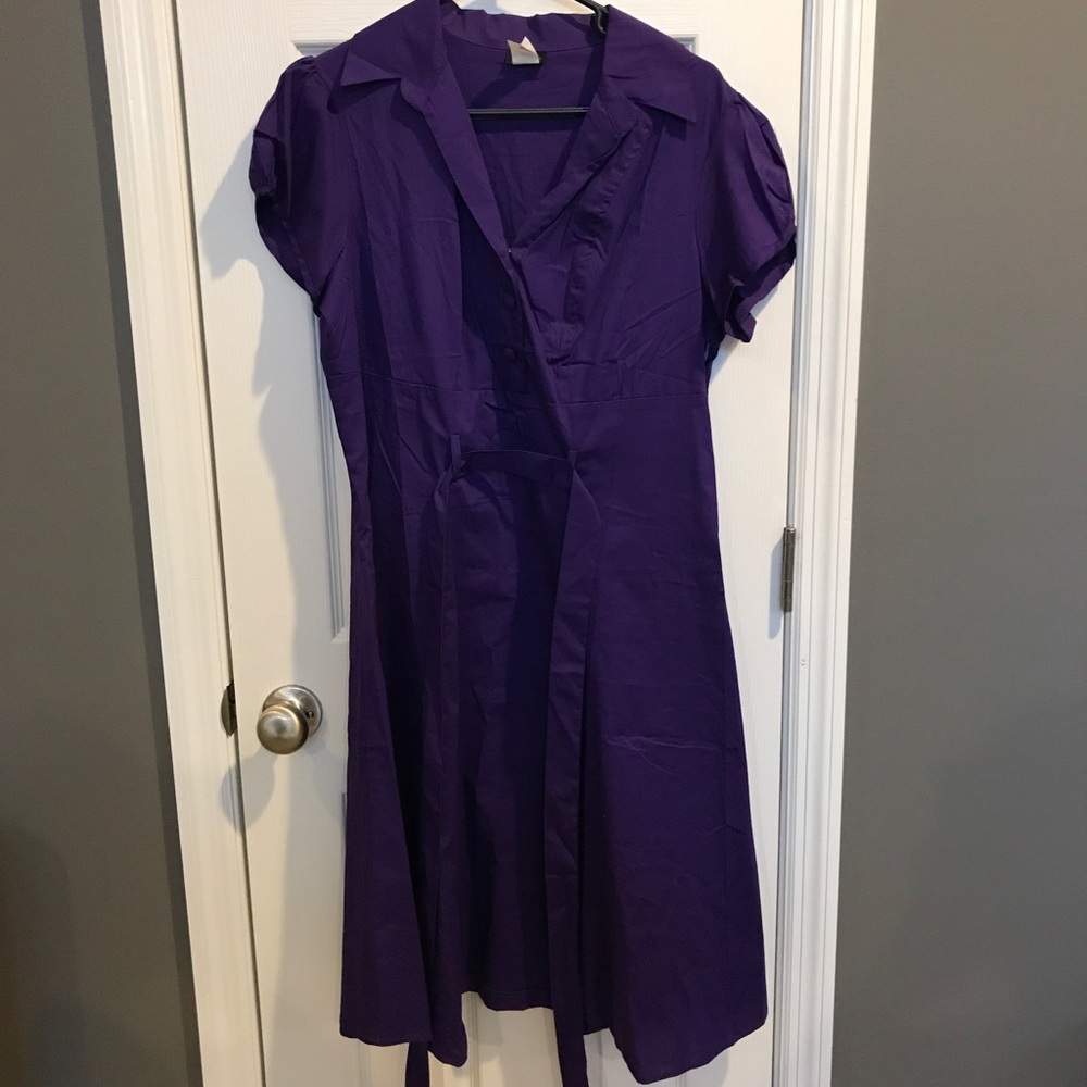 Modcloth Grape Soda Dress, NWOT, Size 1x